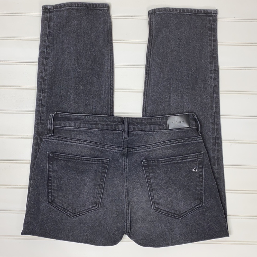 Hidden Jeans Washed Black Mom Jeans Size 29